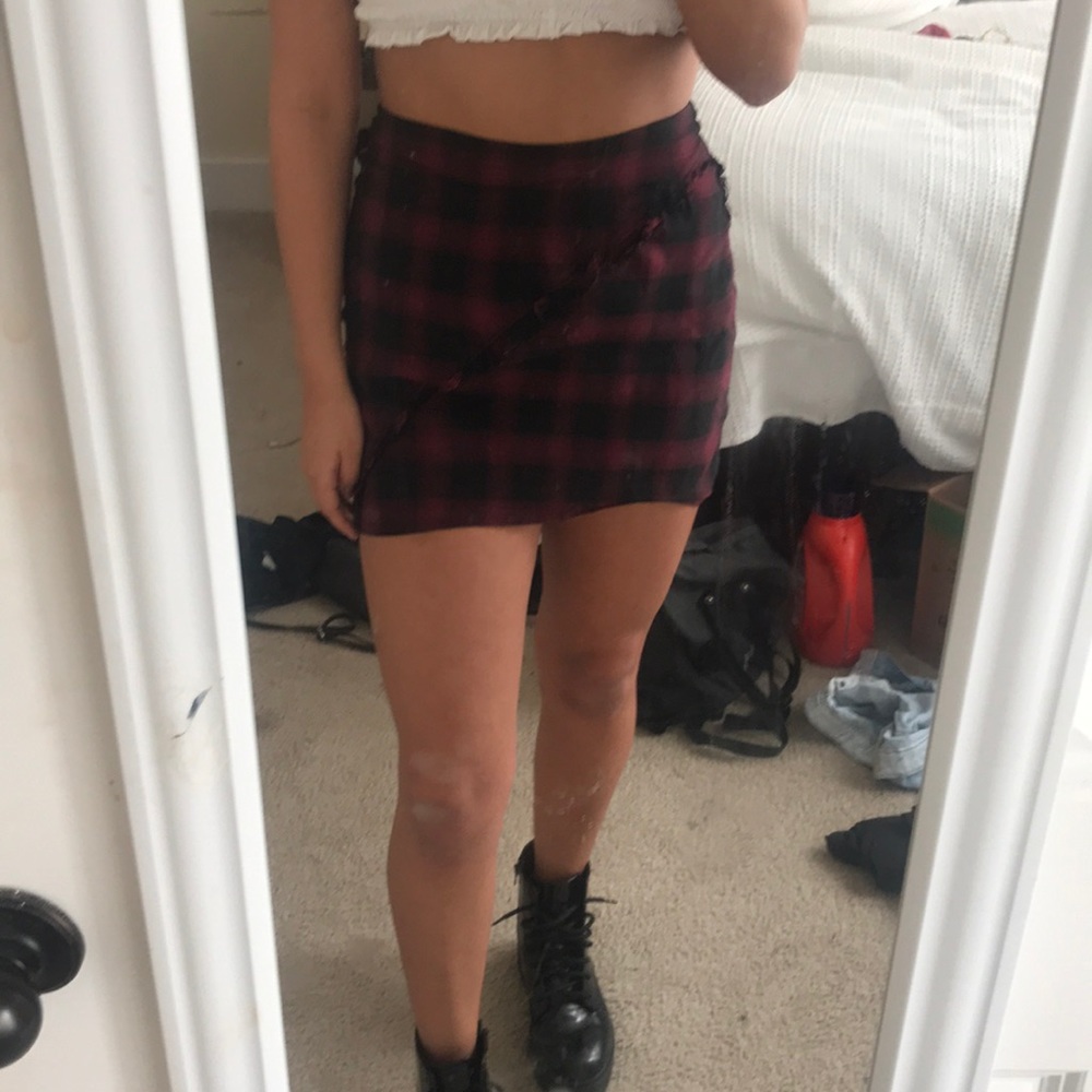 Plaid skirt